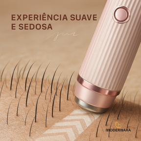 Pele lisinha em minutos, sem dor e sem irritação