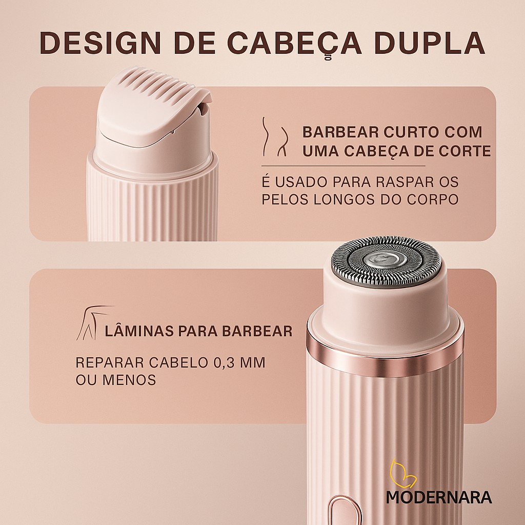 Pele lisinha em minutos, sem dor e sem irritação