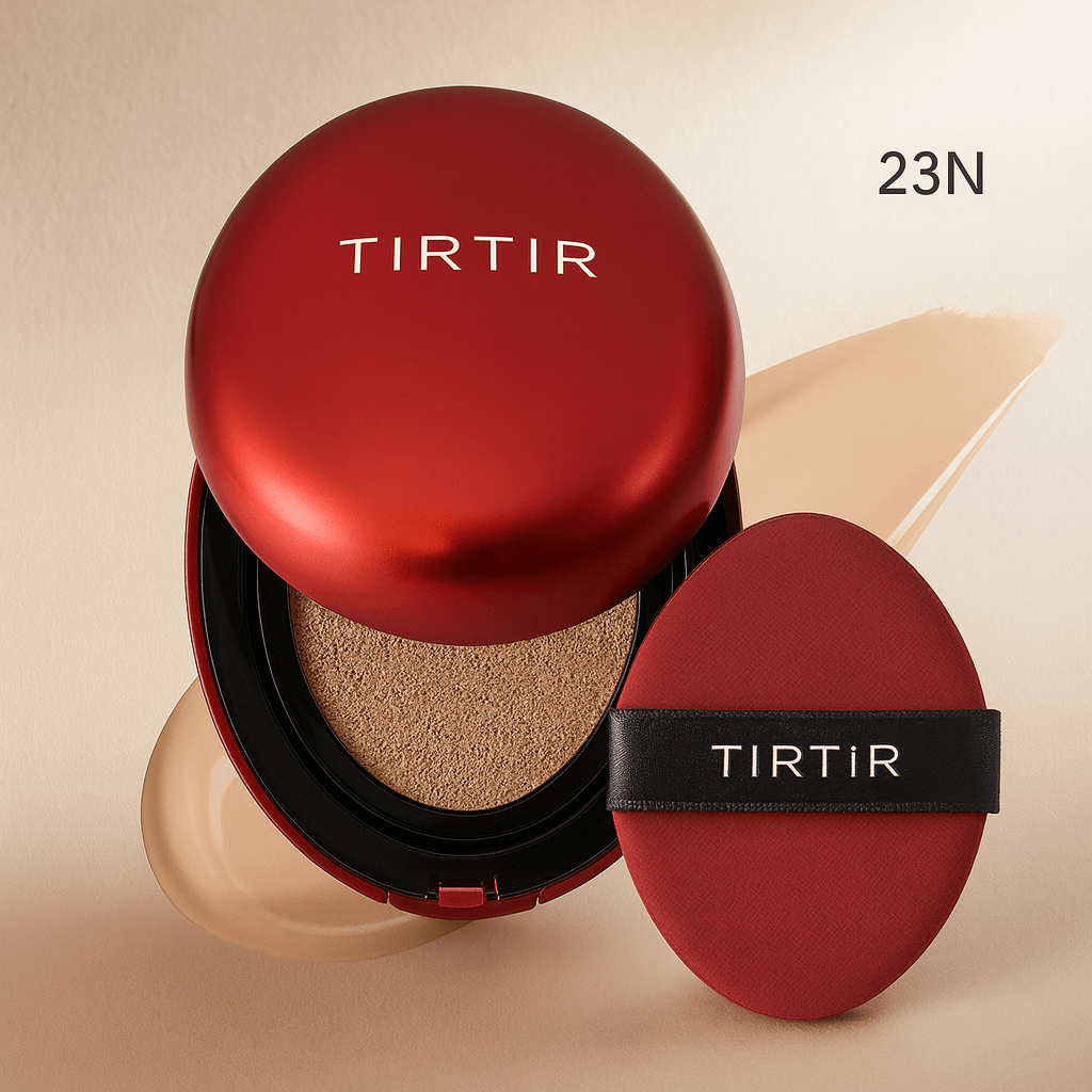 Base Cushion Clareador TIRTIR - Protetor Solar e Maquiagem Longa Duração - Original