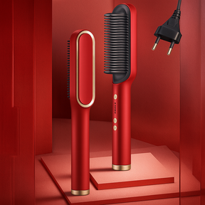 Escova Alisadora Bivolt 5 em 1 – Alisa, Modela, Hidrata e Remove o Frizz em Minutos | Modernara