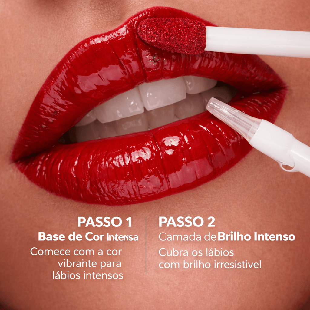 Batom KIKO Milano 2 em 1 – Matte + Gloss | Longa Duração 16h