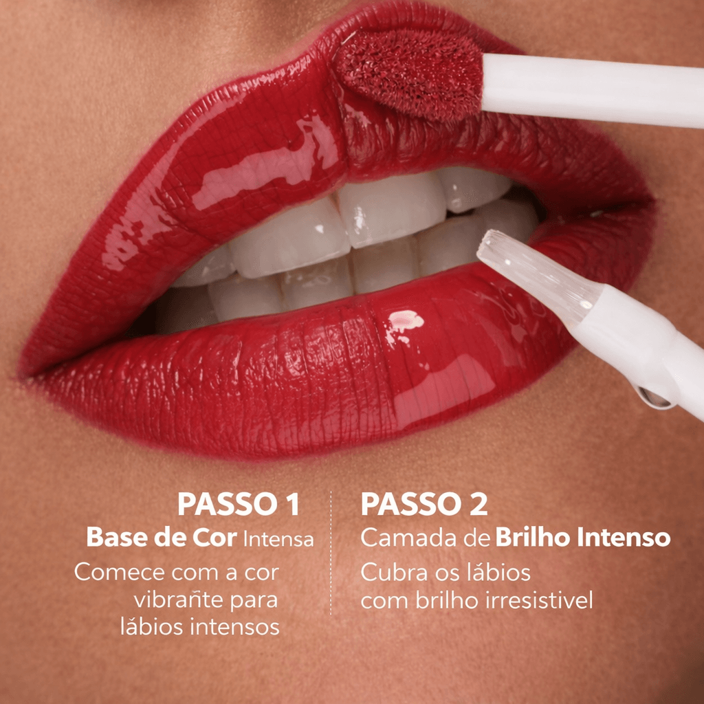 Batom KIKO Milano 2 em 1 – Matte + Gloss | Longa Duração 16h