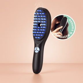 Escova de Terapia Capilar Anti-queda com LED 4 em 1