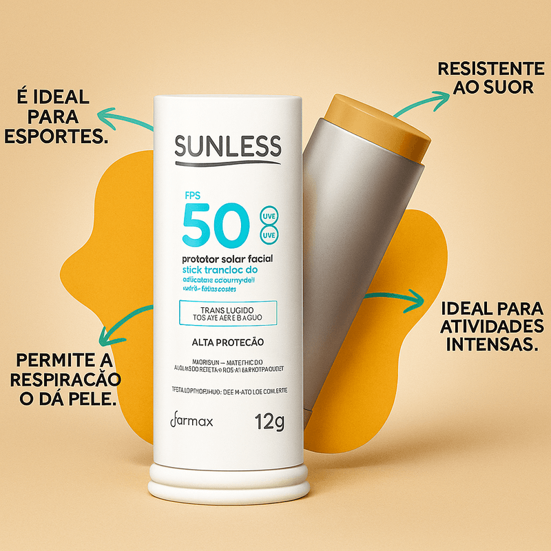 Protetor Solar Facial com Base FPS 50 Matte | Sunless  Modernara
