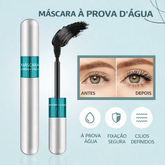 Máscara para Cílios 4D com Fibra de Seda Alongadora