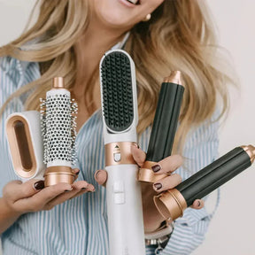 Escova Modeladora 5 em 1 - Seca, Alisa e Modela