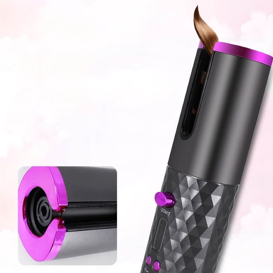 Modelador de Cabelo Automático Sem Fio 4 Cores – CurlEase