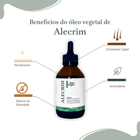 Óleo de Alecrim 100% Puro Prensado a Frio para Crescimento Capilar e Pele Saudável – Vegano e Natural | Modernara