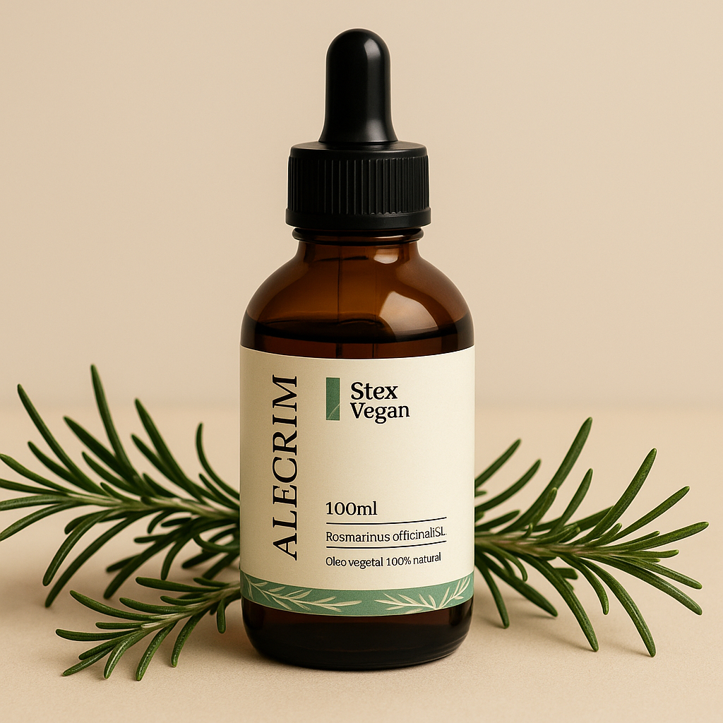 Óleo de Alecrim 100% Puro Prensado a Frio para Crescimento Capilar e Pele Saudável – Vegano e Natural | Modernara