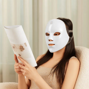 Máscara Facial LED 7 Cores Terapia Fotônica – LumiDerma Rejuvenate Pro