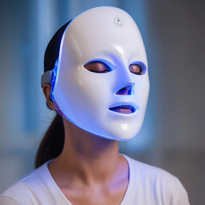 Máscara Facial LED 7 Cores Terapia Fotônica – LumiDerma Rejuvenate Pro