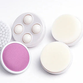 Escova de Limpeza Facial 5 em 1 com Massageador Elétrico – Pele Macia e Radiante – MODERNARA