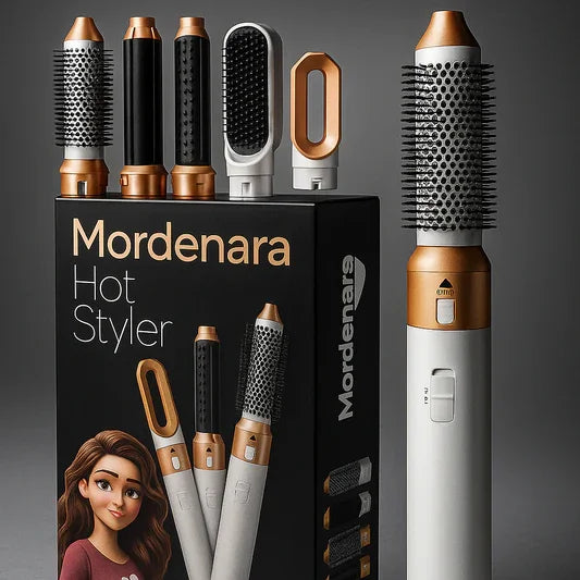 Escova Modeladora 5 em 1 - Seca, Alisa e Modela