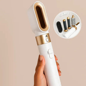 Escova Modeladora 5 em 1 - Seca, Alisa e Modela