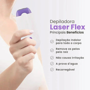 Depilador Elétrico Facial e Corporal Recarregável Sem Dor – Ideal para Homens e Mulheres | Modernara